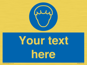 Custom Hair protection must be worn